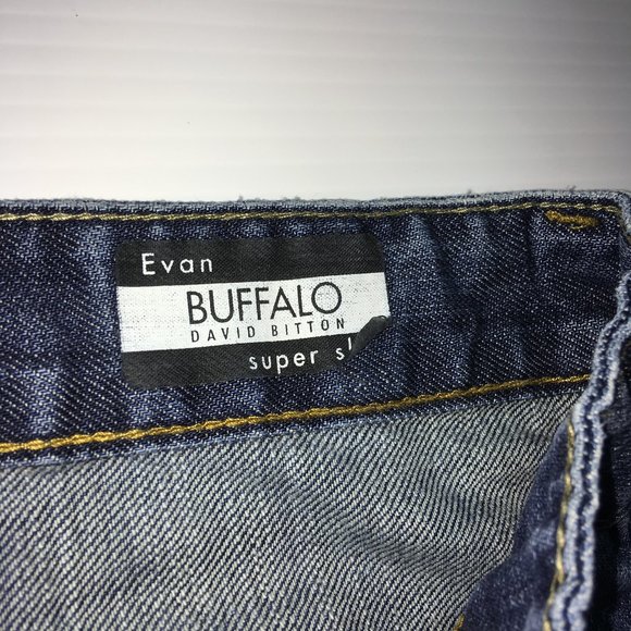 Buffalo David Bitton Evan Super Slim Jeans 36x31 - Picture 9 of 10